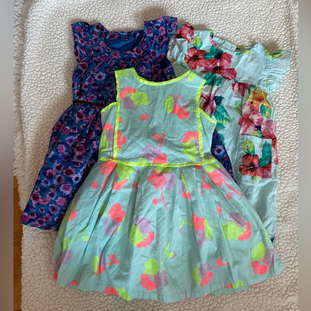 Set of three dresses, girls size 4T